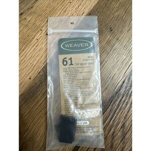 Weaver Top Mount Base 61 Black Gloss 48061
